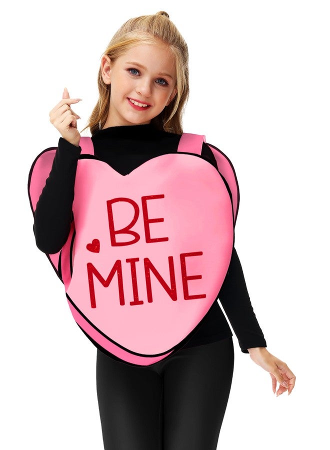 AOBUTE Valentine Day Love Clothes Kids Girls Heart Be Mind Chocolate Box Pink Outfit - Image 5